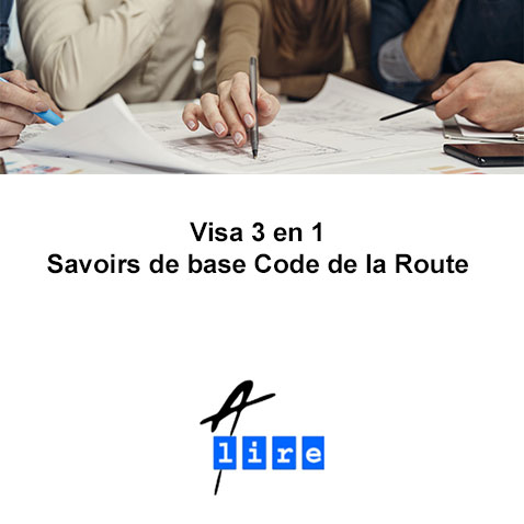 Visa 3 en 1 Savoirs de base Code de la Route