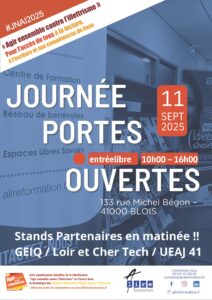 Affiche portes ouvertes ALIRE Formation Blois 2025